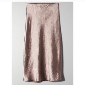 Aritzia Satin Slip Skirt